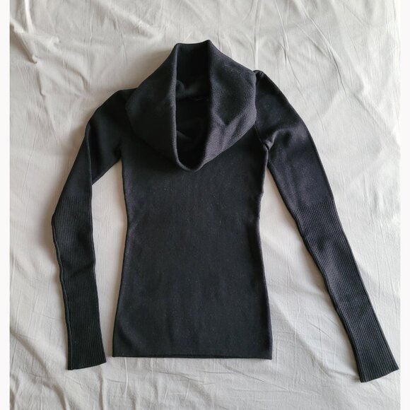 NWOT BCBG MaxAzria Silk Blend Cowl Neck Sweater - Picture 2 of 9